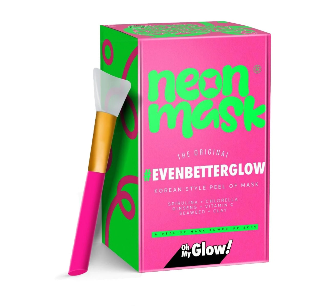 Greenlabel Mască Facială Neon – Curățare, Strălucire și Împrospătare a Tenului în Stil Coreean