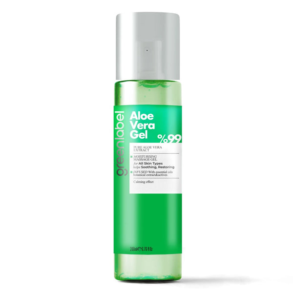 Greenlabel Aloe Vera Gel – Hidratează, Calmează, Regenerază | 200ML Natură Pură pentru Pielea Ta