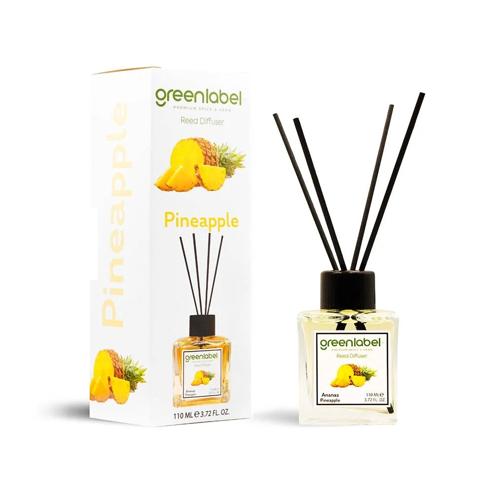 Odorizant Camera Red Diffuser Greenlabel cu betisoare 110ML Aroma Ananas
