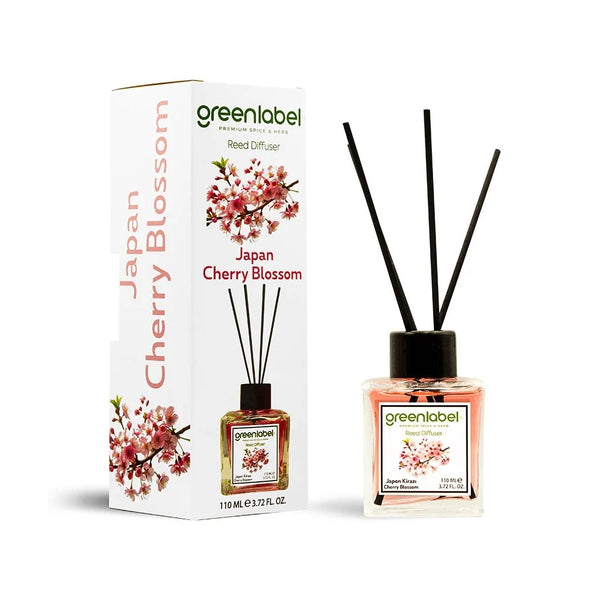 Odorizant Camera Red Diffuser Greenlabel cu betisoare 110ML Aroma Cirese Japoneze