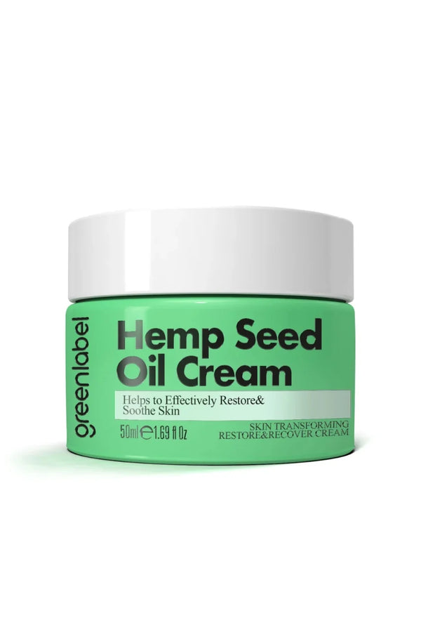Greenlabel Cremă Echilibrantă cu Ulei de Cânepă și Zinc – Hidratare, Calmare și Protecție | 50 ml