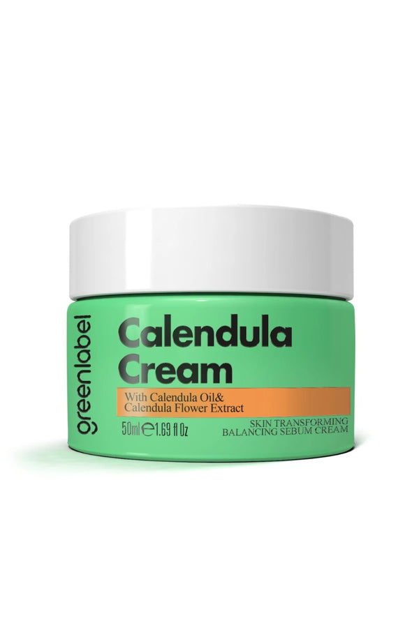 Greenlabel Cremă Hidratantă Intensivă cu Ulei de Gălbenele – 50 ml de Calm și Catifelare Naturală