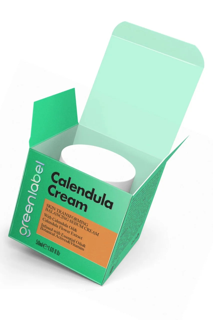 Greenlabel Cremă Hidratantă Intensivă cu Ulei de Gălbenele – 50 ml de Calm și Catifelare Naturală