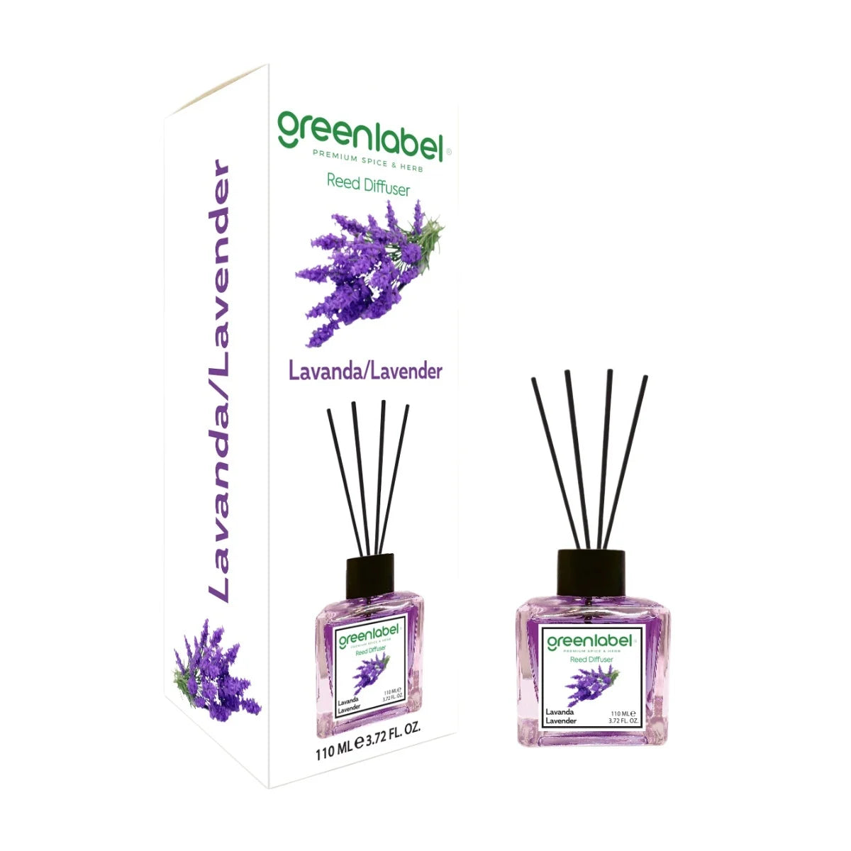 Odorizant Camera Red Diffuser Greenlabel cu betisoare 110ML Aroma Lavanda