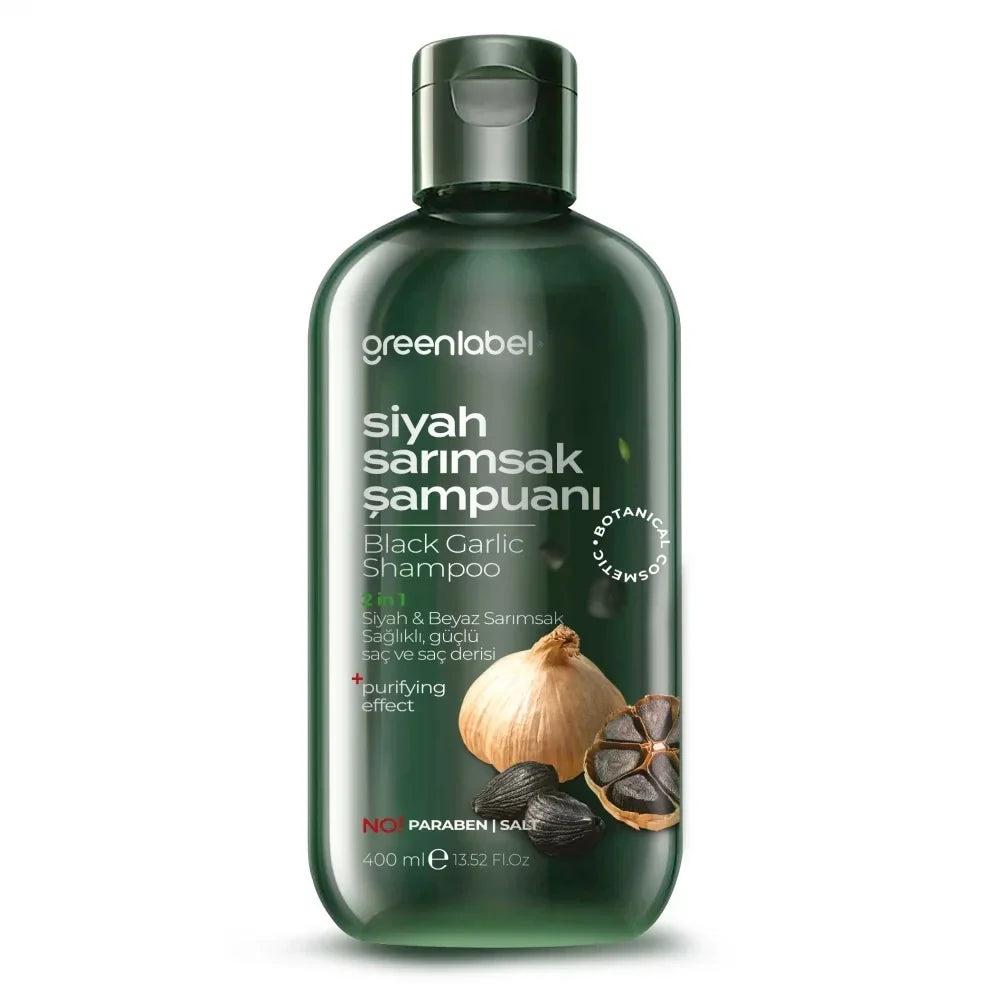 Șampon Profesional Greenlabel cu extract de usturoi 400ML.